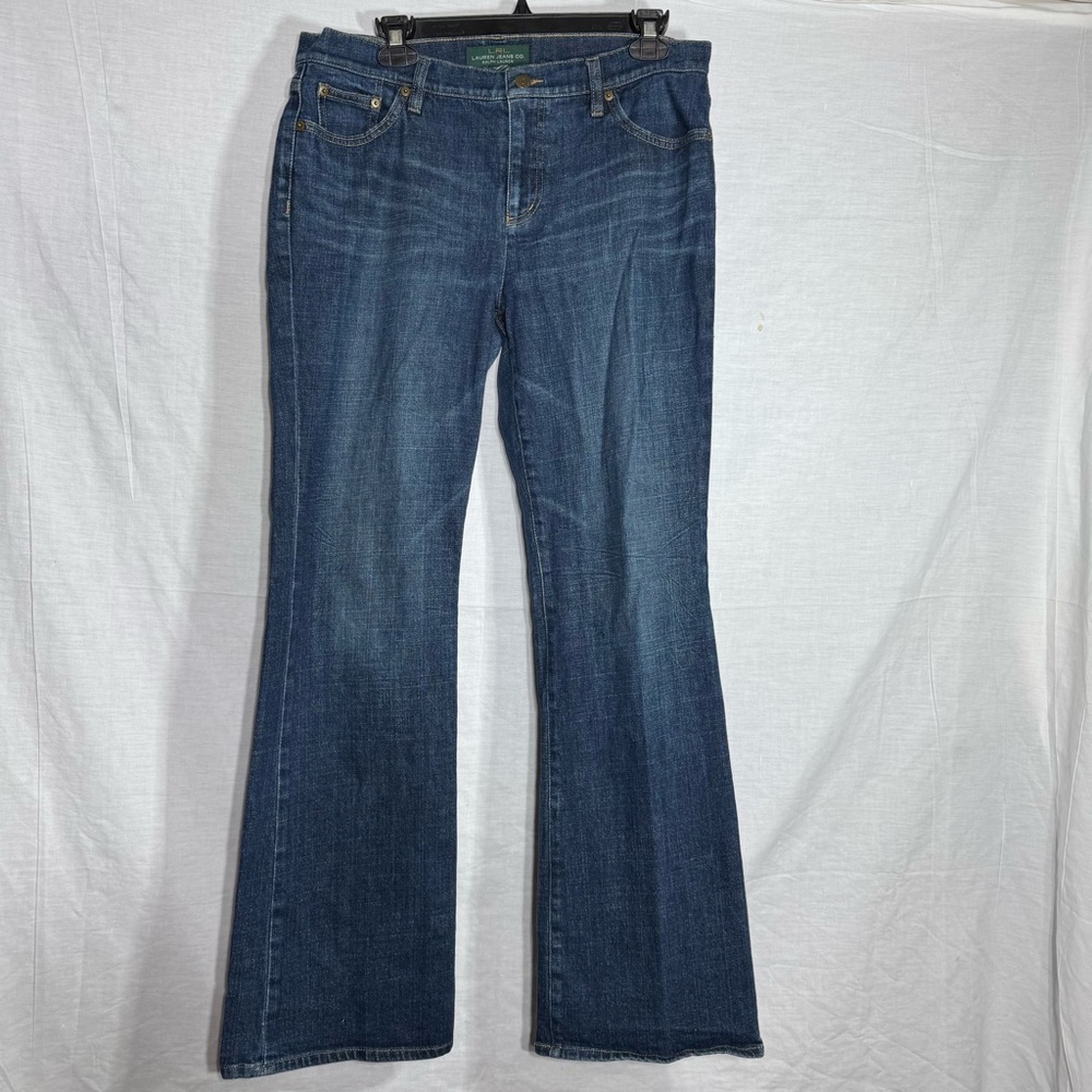 LRL Lauren Ralph Lauren Women’s Classic Bootcut Dark Wash Jeans Size 10